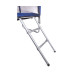 Батут  Hop-Sport 8FT 244 black/blue см с внешней сеткой  - фото №3